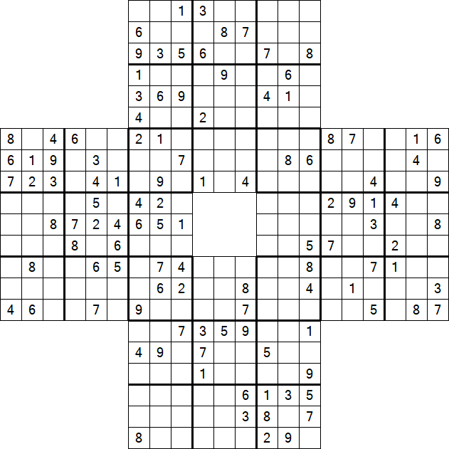 Sohei Sudoku - Difficile