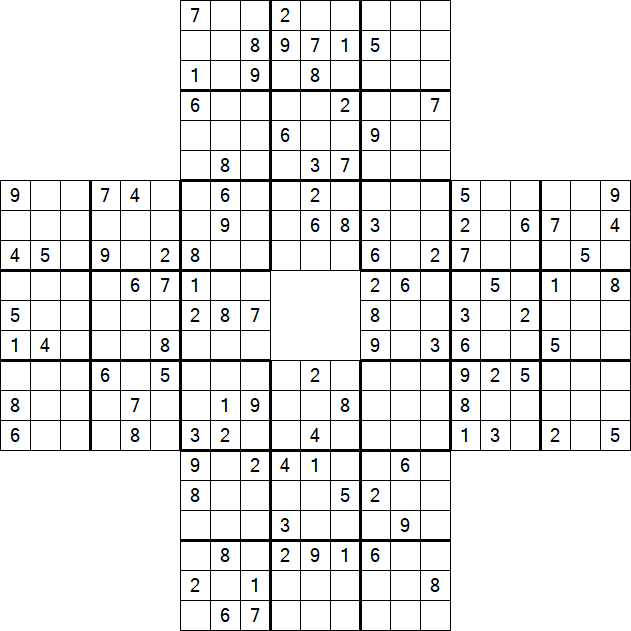 Sohei Sudoku - Difficile