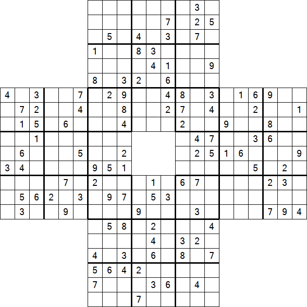 Sohei Sudoku - Difficile