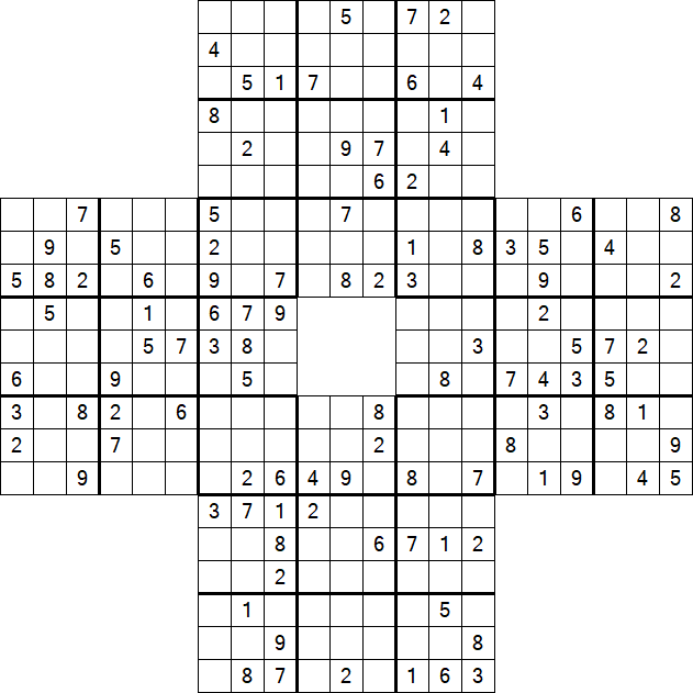 Sohei Sudoku - Difficile