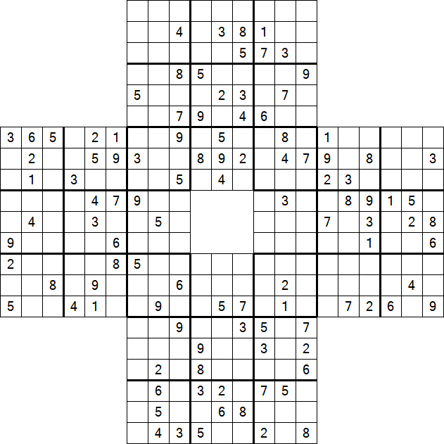 Sohei Sudoku - Difficile