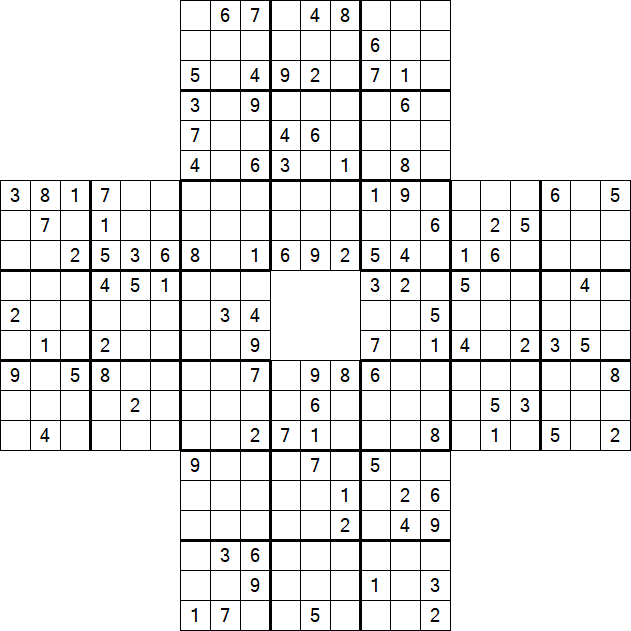 Sohei Sudoku - Difficile