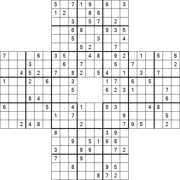 Sohei Sudoku - Difficile