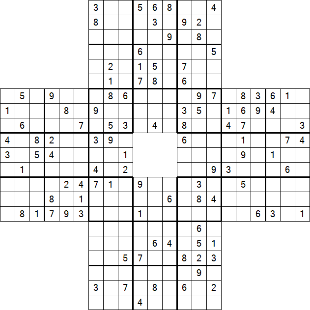 Sohei Sudoku - Difficile