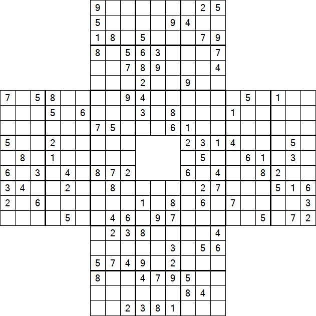 Sohei Sudoku - Difficile