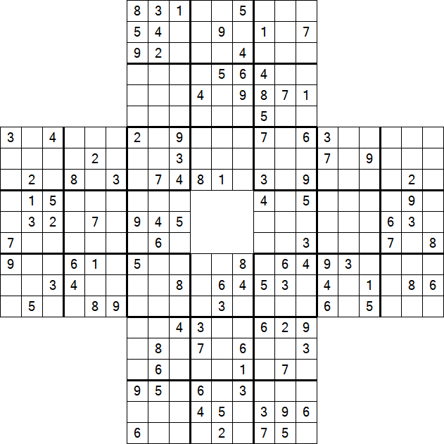 Sohei Sudoku - Difficile