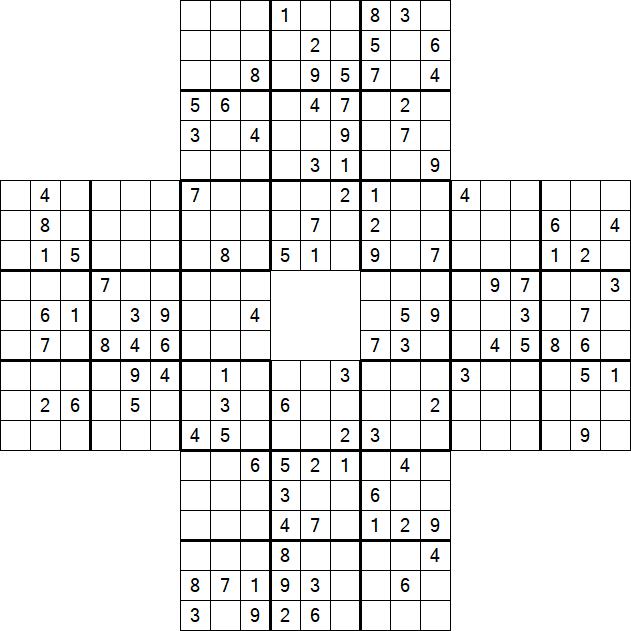 Sohei Sudoku - Difficile