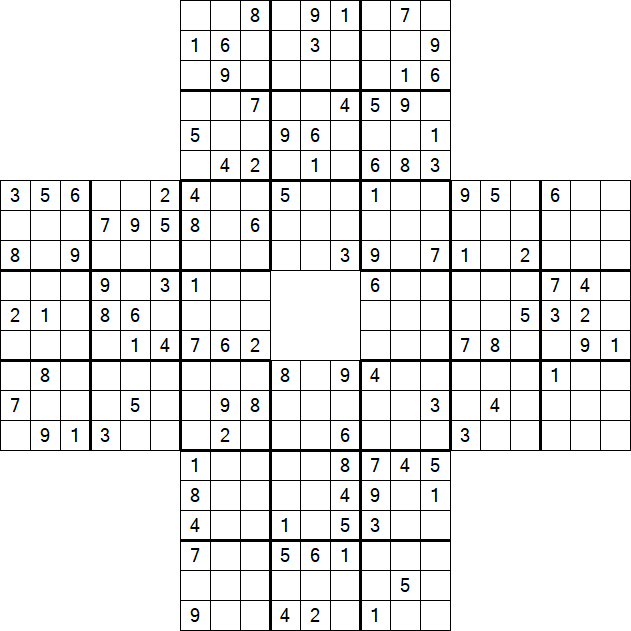 Sohei Sudoku - Difficile