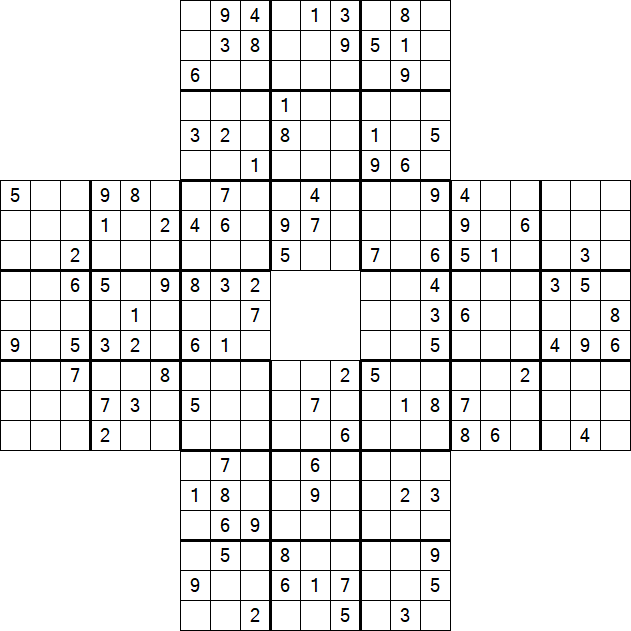 Sohei Sudoku - Difficile