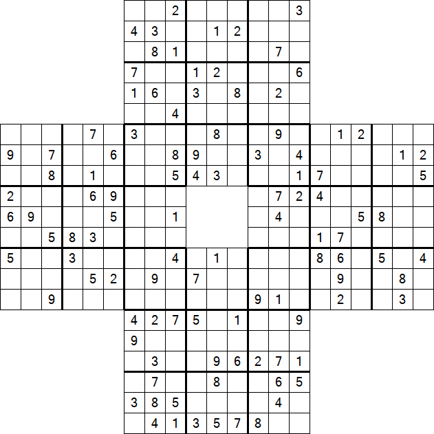 Sohei Sudoku - Difficile