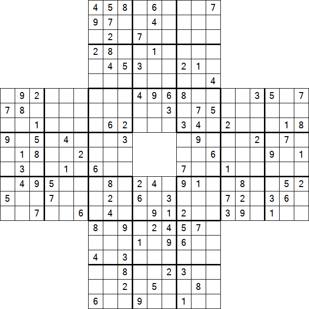 Sohei Sudoku - Difficile