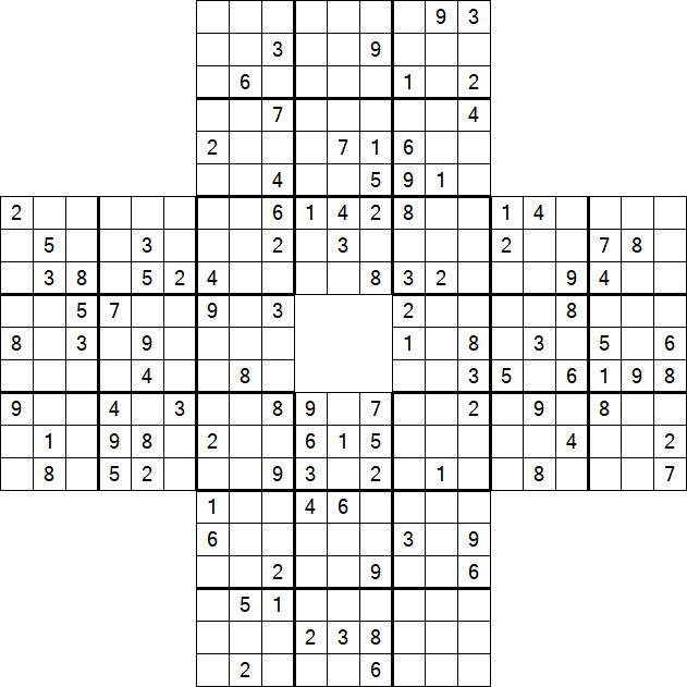 Sohei Sudoku - Difficile