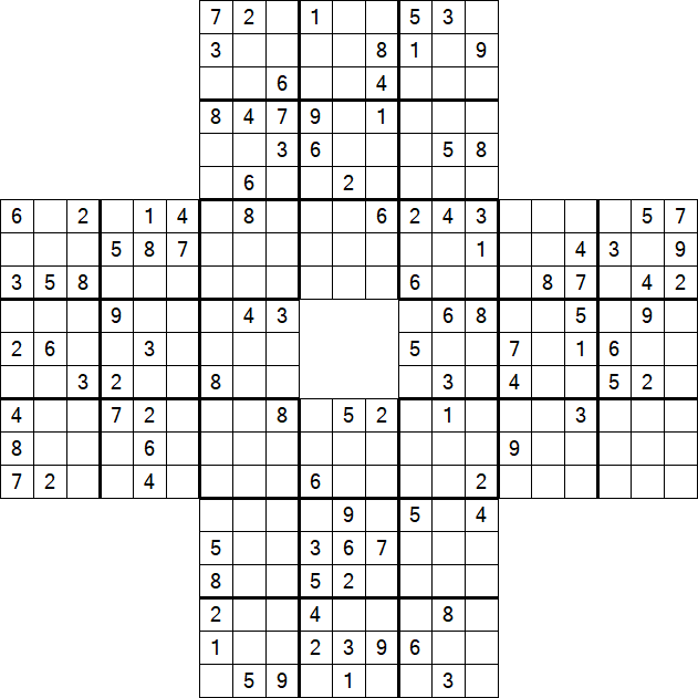 Sohei Sudoku - Difficile