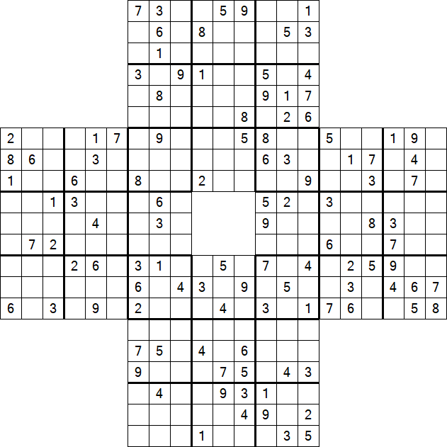 Sohei Sudoku - Difficile