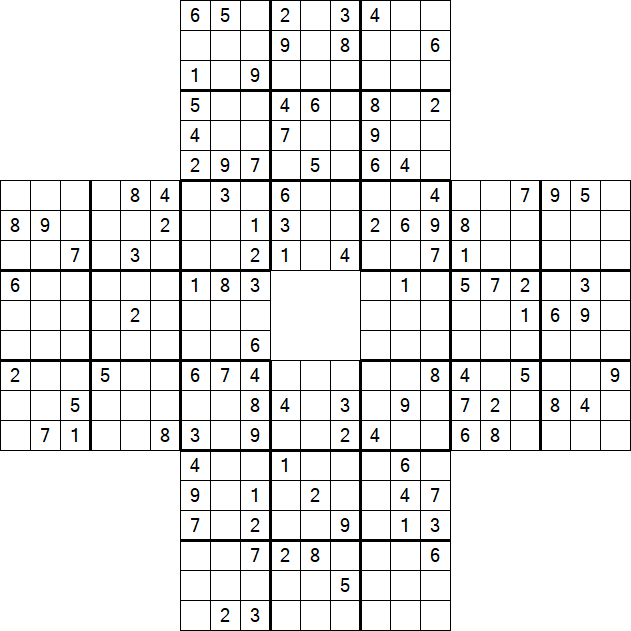 Sohei Sudoku - Difficile