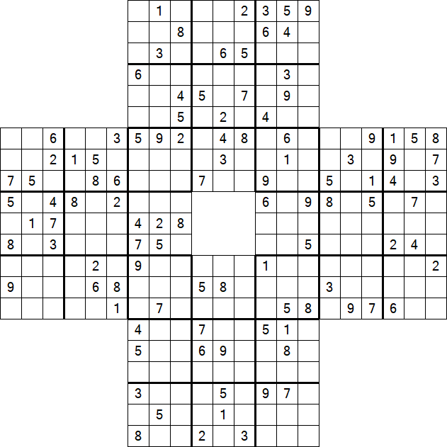 Sohei Sudoku - Difficile