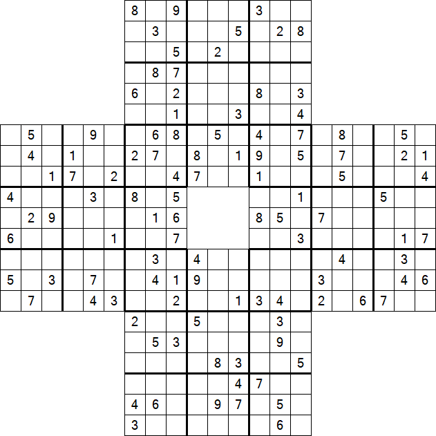 Sohei Sudoku - Difficile