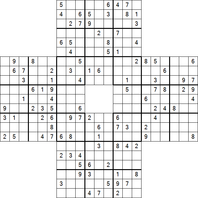 Sohei Sudoku - Difficile