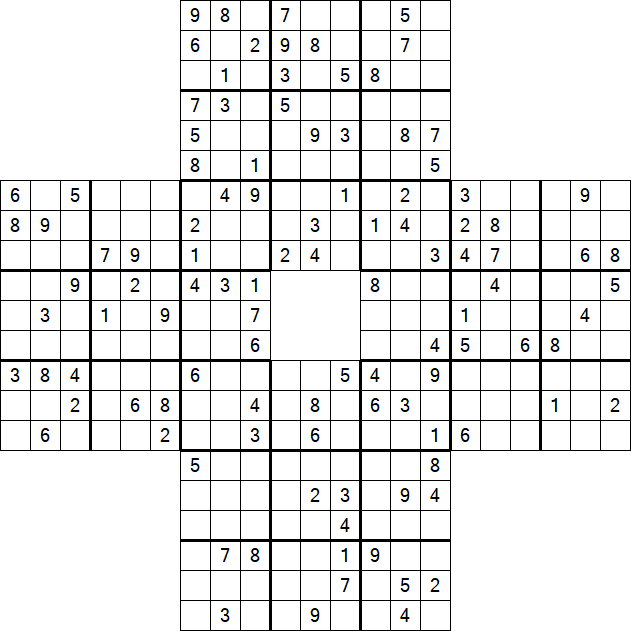 Sohei Sudoku - Difficile