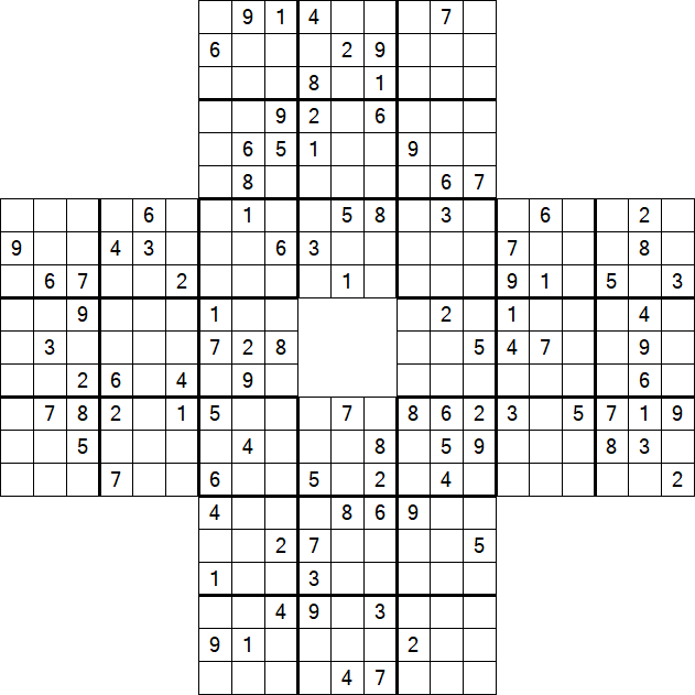 Sohei Sudoku - Difficile