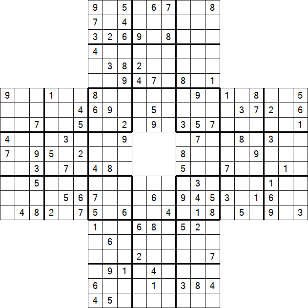 Sohei Sudoku - Difficile