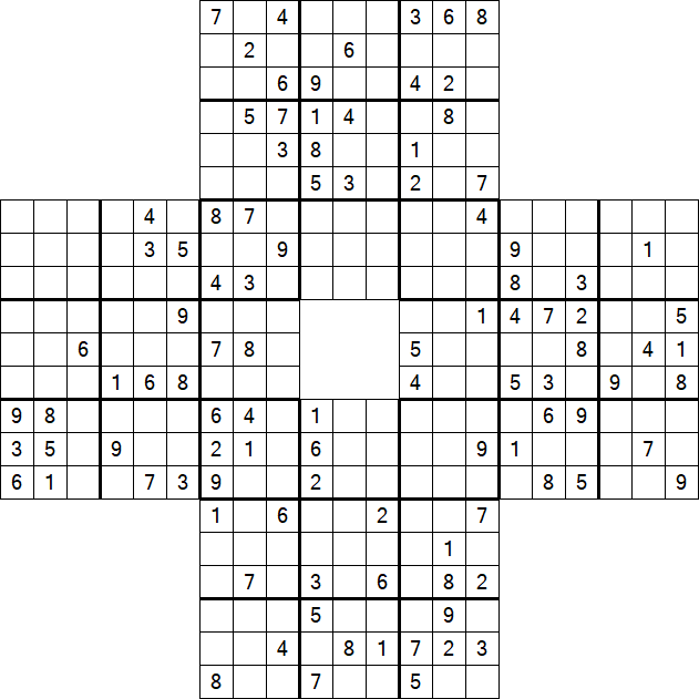 Sohei Sudoku - Difficile