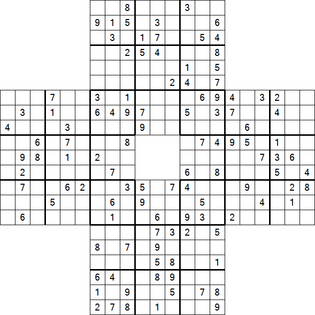 Sohei Sudoku - Difficile