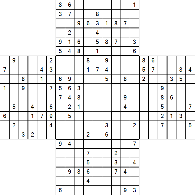 Sohei Sudoku - Difficile