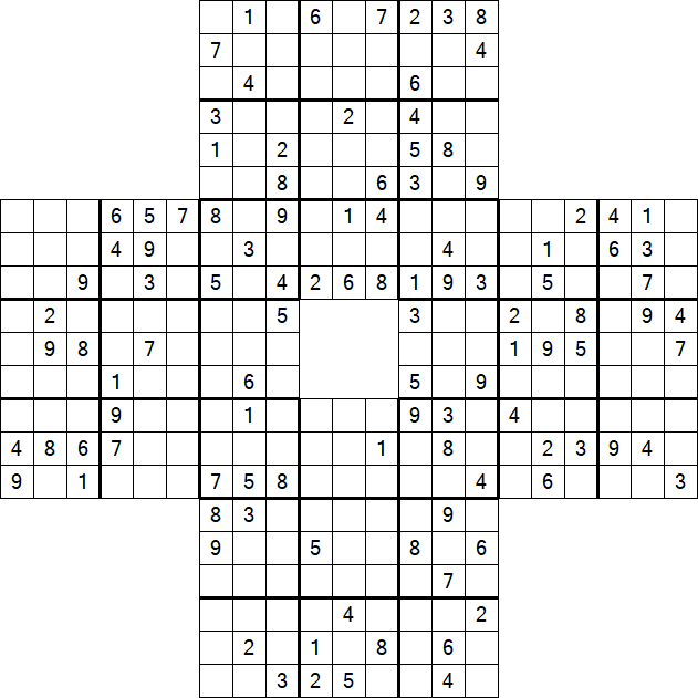 Sohei Sudoku - Difficile