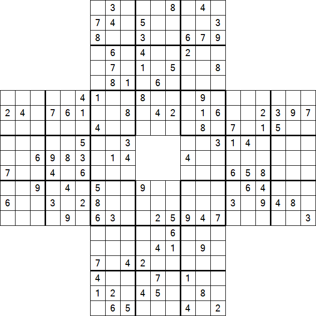 Sohei Sudoku - Difficile