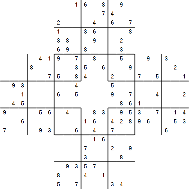 Sohei Sudoku - Difficile