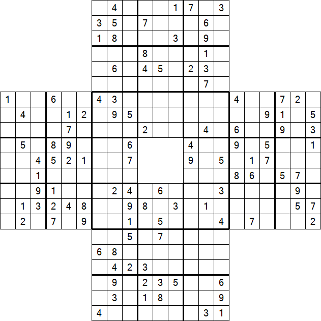 Sohei Sudoku - Difficile