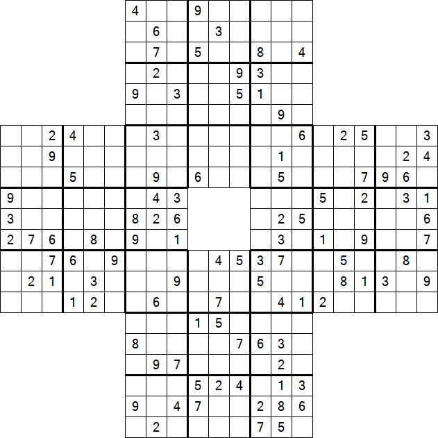 Sohei Sudoku - Difficile