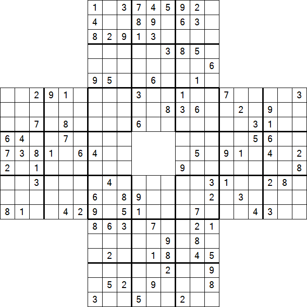 Sohei Sudoku - Difficile