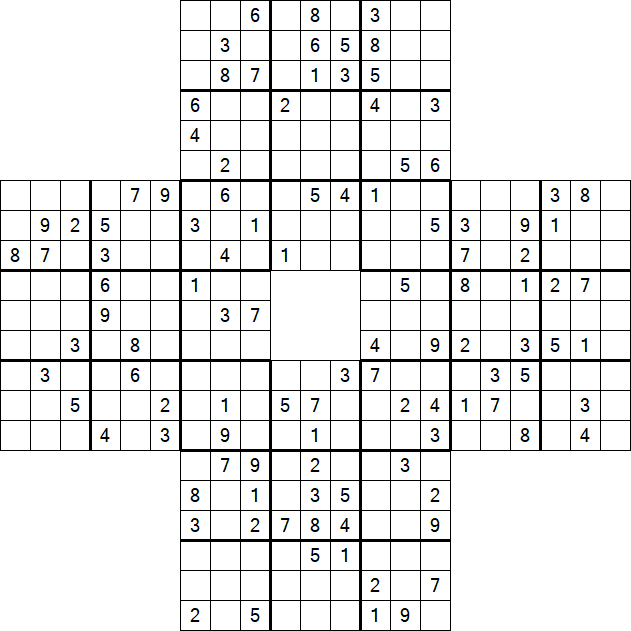 Sohei Sudoku - Difficile