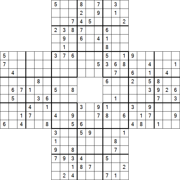 Sohei Sudoku - Difficile