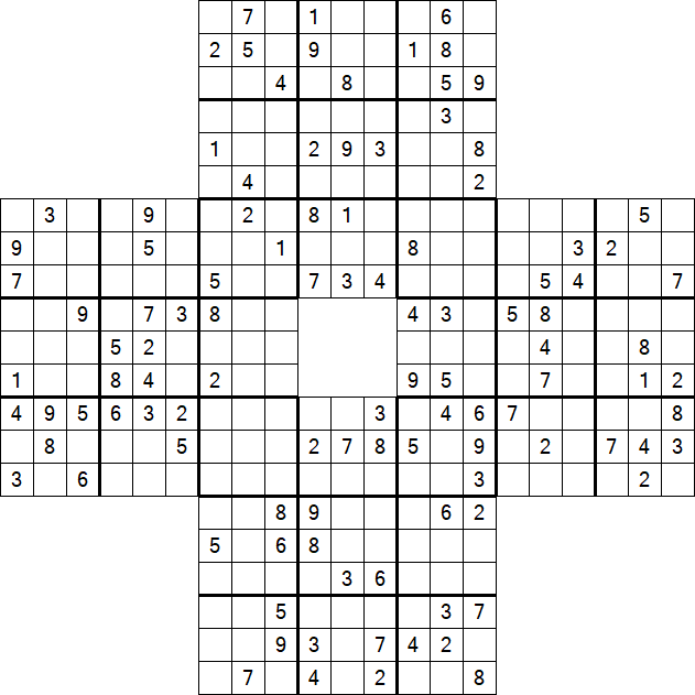 Sohei Sudoku - Difficile