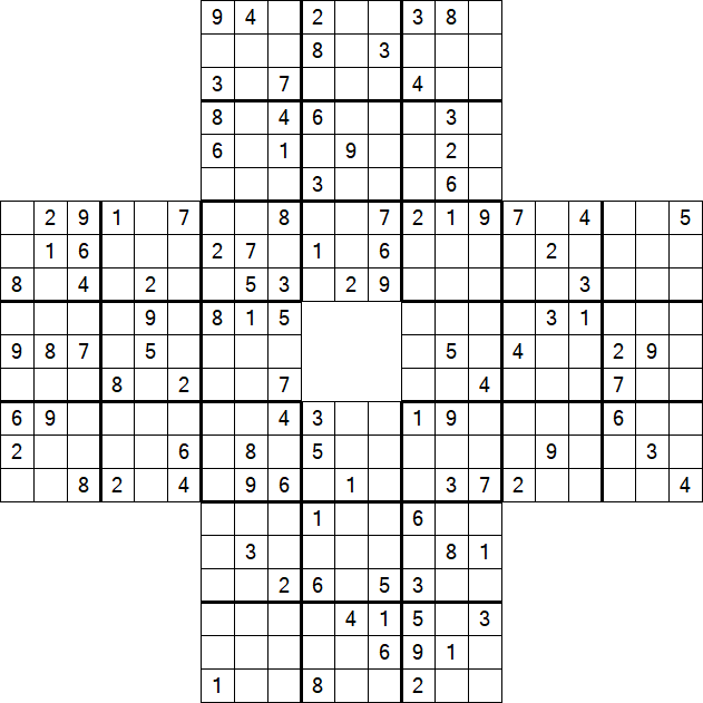 Sohei Sudoku - Difficile