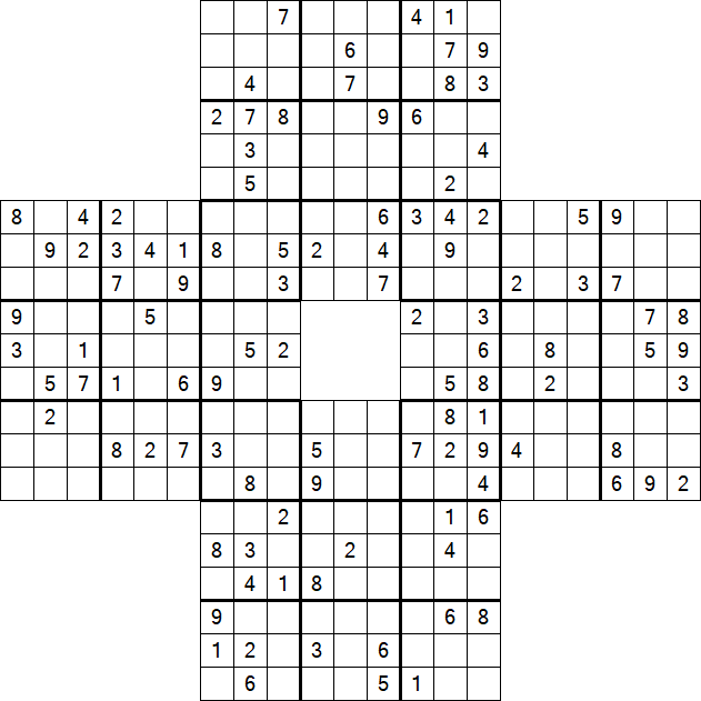 Sohei Sudoku - Difficile