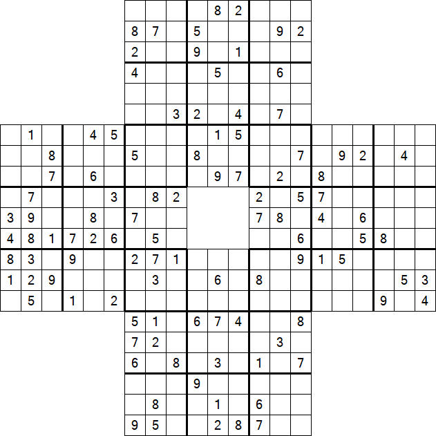 Sohei Sudoku - Difficile