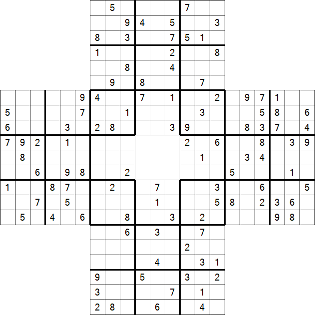 Sohei Sudoku - Difficile