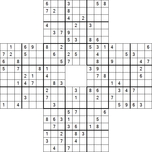 Sohei Sudoku - Difficile