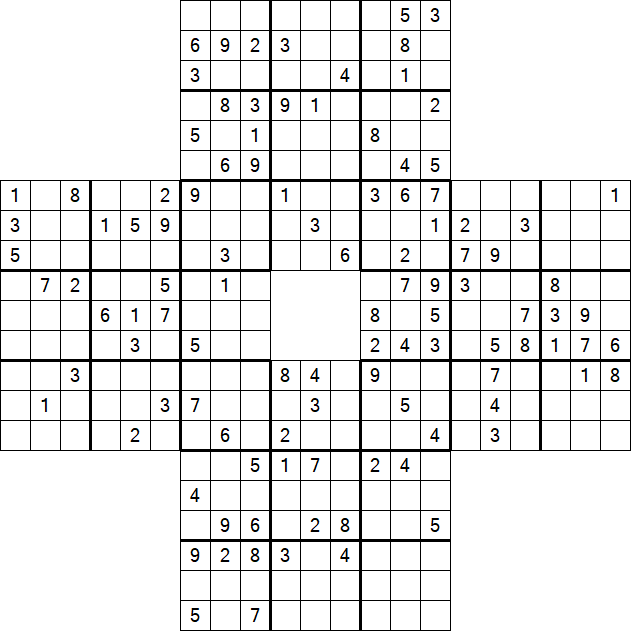 Sohei Sudoku - Difficile