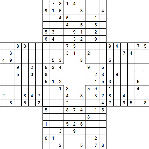 Sohei Sudoku - Difficile