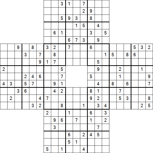 Sohei Sudoku - Difficile