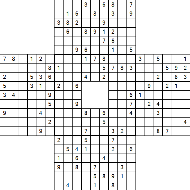 Sohei Sudoku - Difficile