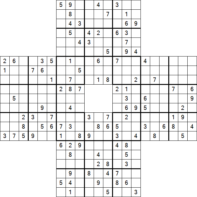 Sohei Sudoku - Difficile