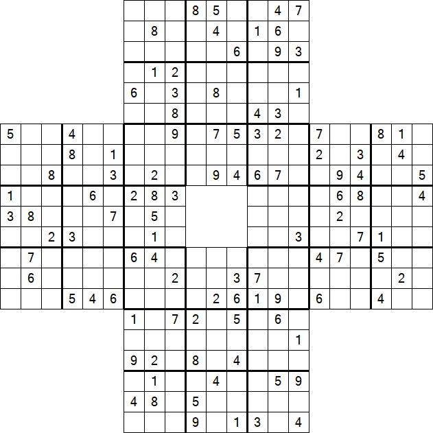 Sohei Sudoku - Difficile