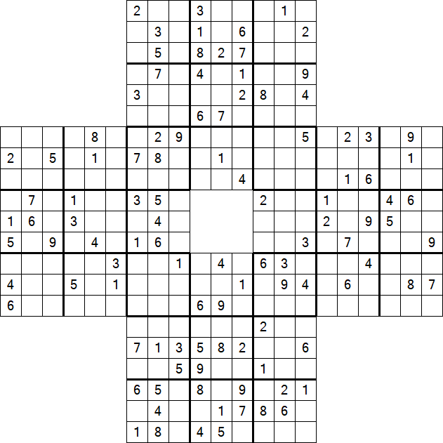 Sohei Sudoku - Difficile