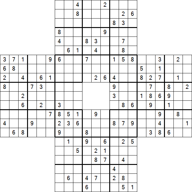 Sohei Sudoku - Difficile